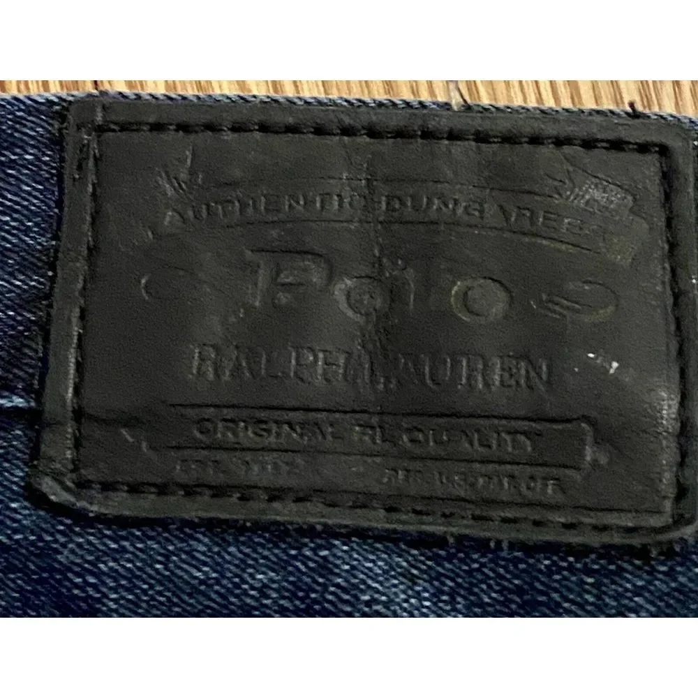 Ralph Lauren Denim Men's Jeans Tagged 46 X 30 Authentic Dungaroos Blue Comfort F